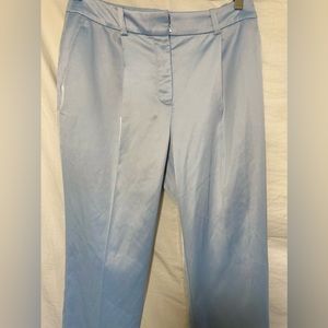 Silk Baby blue dress pants